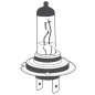 Preview: BREHMA H18 12V 65W  Halogen Autolampe Abblendlicht Fernlicht