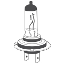 Preview: 10x BREHMA H18 12V 65W  Halogen Autolampe Abblendlicht Fernlicht