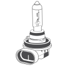 Preview: BREHMA H11 NightWarrior Lampe 12 Volt 55 Watt +150% PGJ19-2