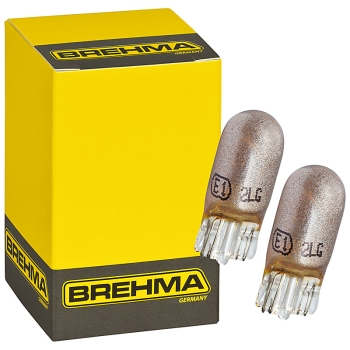 2er Set Brehma Chroma vision Silver Blinkerlampen T10 WY5W E1 12V 5W