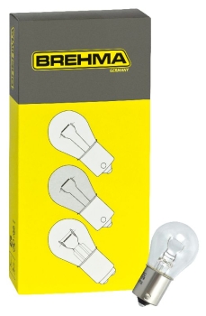 10x BREHMA P21W 12V 21W Kugel Lampe BA15s