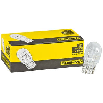 Auto-Lampen-Discount - H7 Lampen und mehr günstig kaufen - 10x BREHMA W21/5W  12V 21/5W W3x16q T20 Tagfahrlicht Standlicht