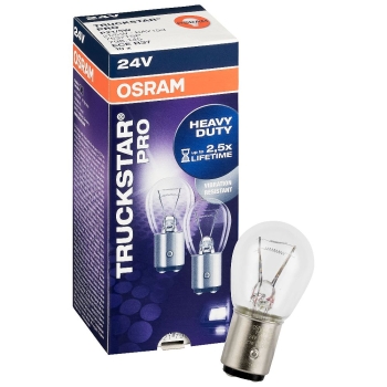 Auto-Lampen-Discount - H7 Lampen und mehr günstig kaufen - 10x OSRAM  Kugellampe P21/5W Truckstar Pro BAY15d Heavy Duty 24V 21/5W LKW 7537TSP