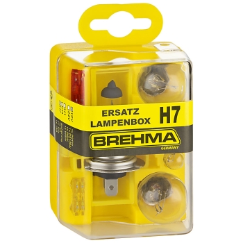 BREHMA H7 Ersatzlampenkasten Ersatzlampenbox Ersatzlampenset 12V 8teilig