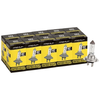 10x BREHMA Premium H7 Halogen Autolampe 12V 55W E1