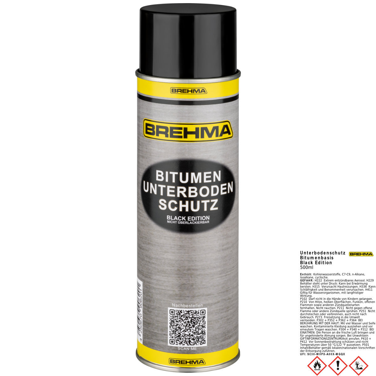 Unterbodenschutz Bitumen Spray schwarz 500 ml - Schwab Eisenwaren