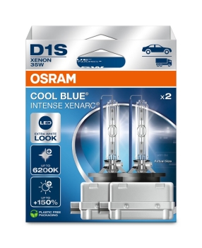 2x OSRAM Xenarc D1S Cool Blue Intense Xenon Brenner 6200K 85V 35W 66140CBI 66140CBN