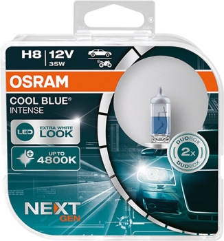 Duo Set OSRAM Glühlampe H8 Cool Blue Intense Next Gen PGJ19-1 12V 35W 64212CBN