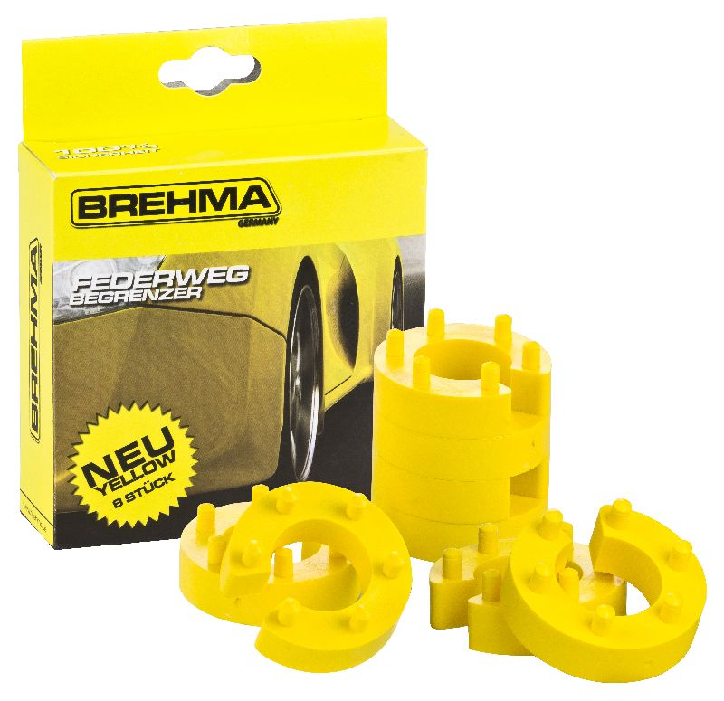 8x Federwegbegrenzer Yellow Stick 19mm universell Federwegsbegrenzer