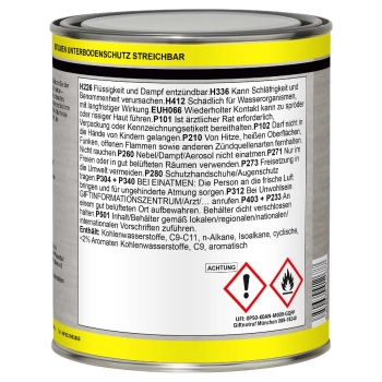 Preview: BREHMA Bitumen Unterbodenschutz streichbar Pinseldose 2,5kg