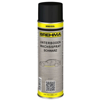 BREHMA Unterbodenwachs Spray schwarz Unterbodenschutz Wax UBS