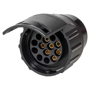 Anhänger Adapter 13-polig auf 7-polig Kurzadapter MINI Steckdosenadapter für Auto & Anhänger