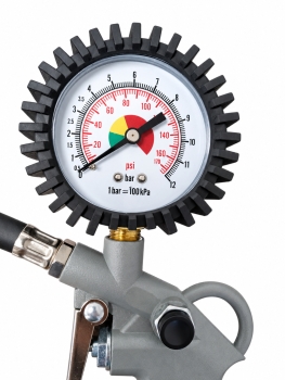 Druckluft Reifenfüller Monometer  0 – 8 bar