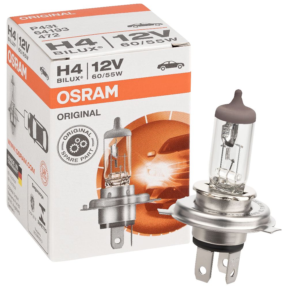 Osram h4 12v 60 55w p43t. Osram h4 Original line - 64193. Osram Bilux 64193 h4 60/55w. Осрам Bilux h4. Лампа автомобильная галогенная Osram Original line 64193 h4 12v 60/55w p43t 1 шт.