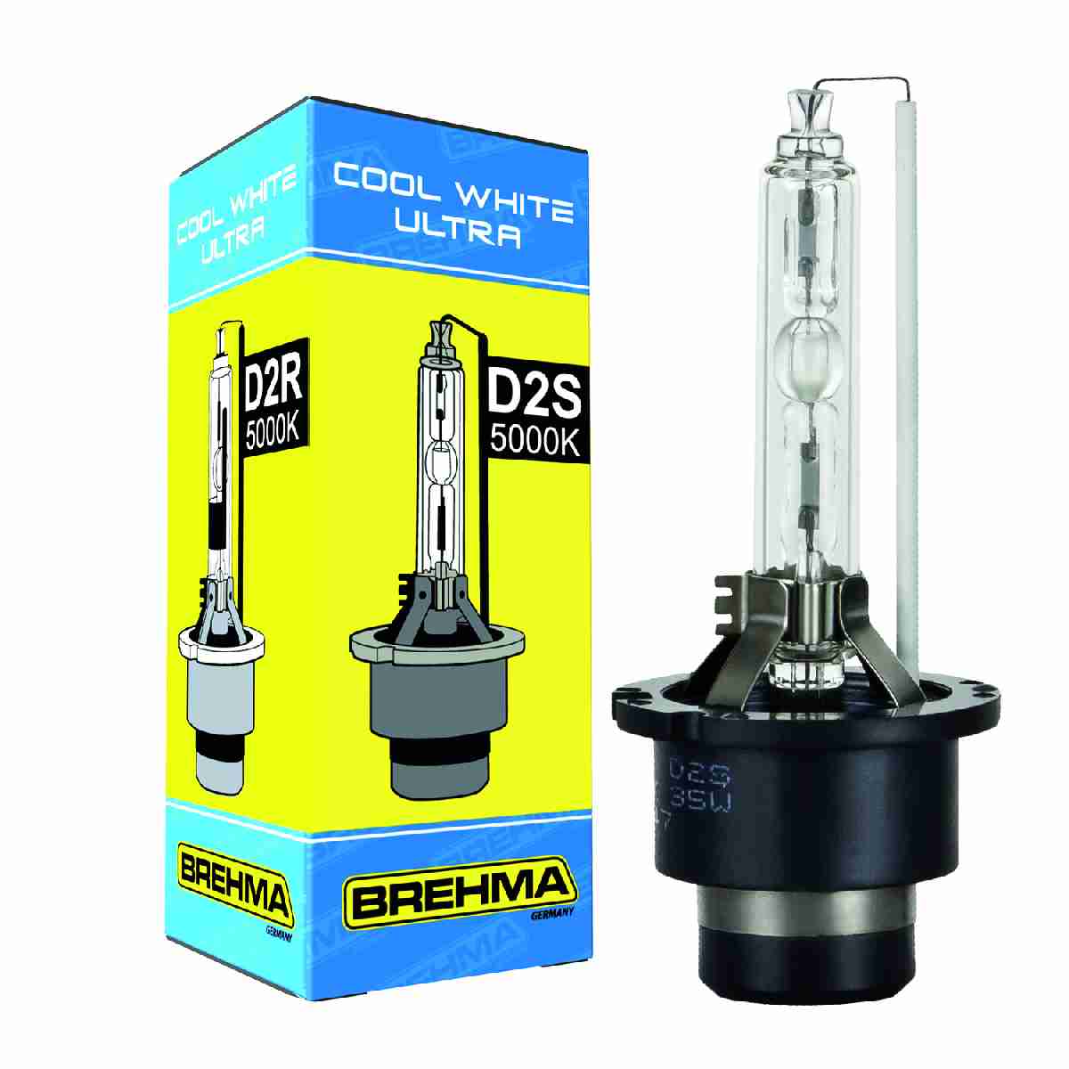 Auto-Lampen-Discount - H7 Lampen und mehr günstig kaufen - BREHMA Cool  White Ultra D2S Xenon Brenner P32d-2 5000K