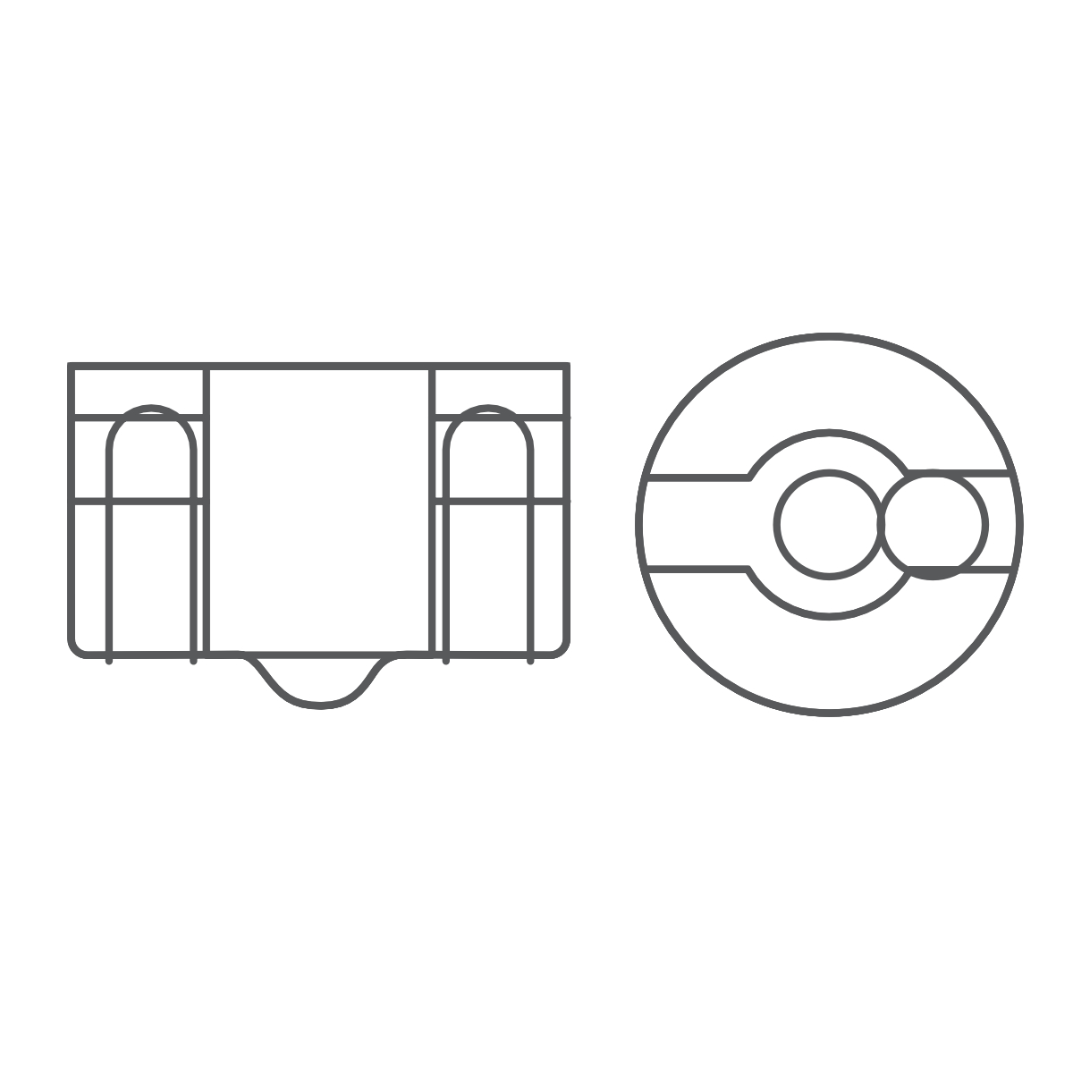 Glassockellampe 12V 5W T10 - 10 Stück