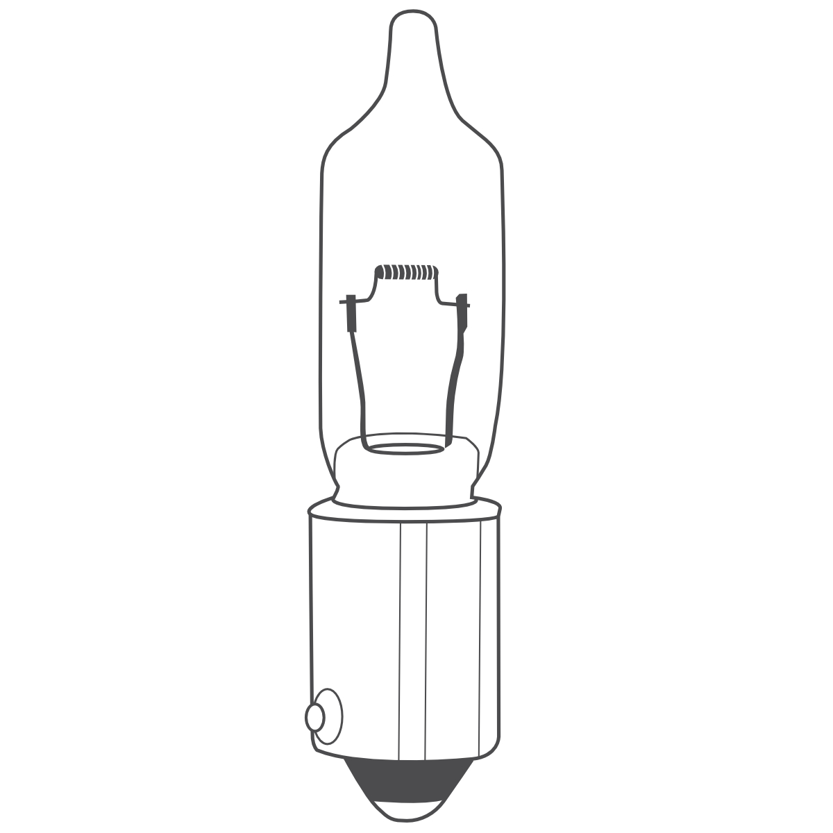 Birne 12V/21W, Sockel: BAY9s Halogen gelb/orange mit E13-Prüfzeichen