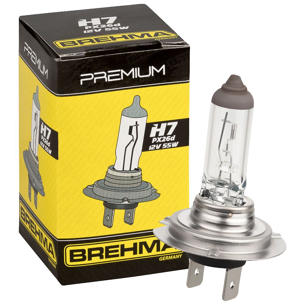 Auto-Lampen-Discount - H7 Lampen und mehr günstig kaufen - BREHMA Premium H7  Halogen Autolampe 12V 55 Watt E1