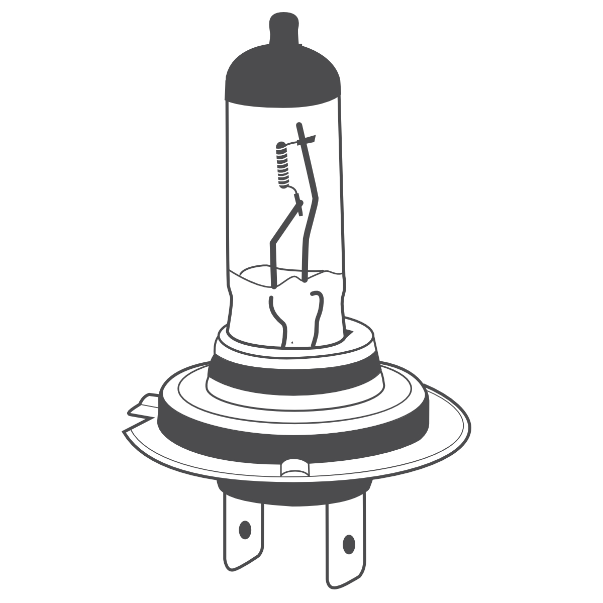 Halogen Scheinwerfer Glühlampe H7 12 Volt - 55 Watt - WAMO Technik