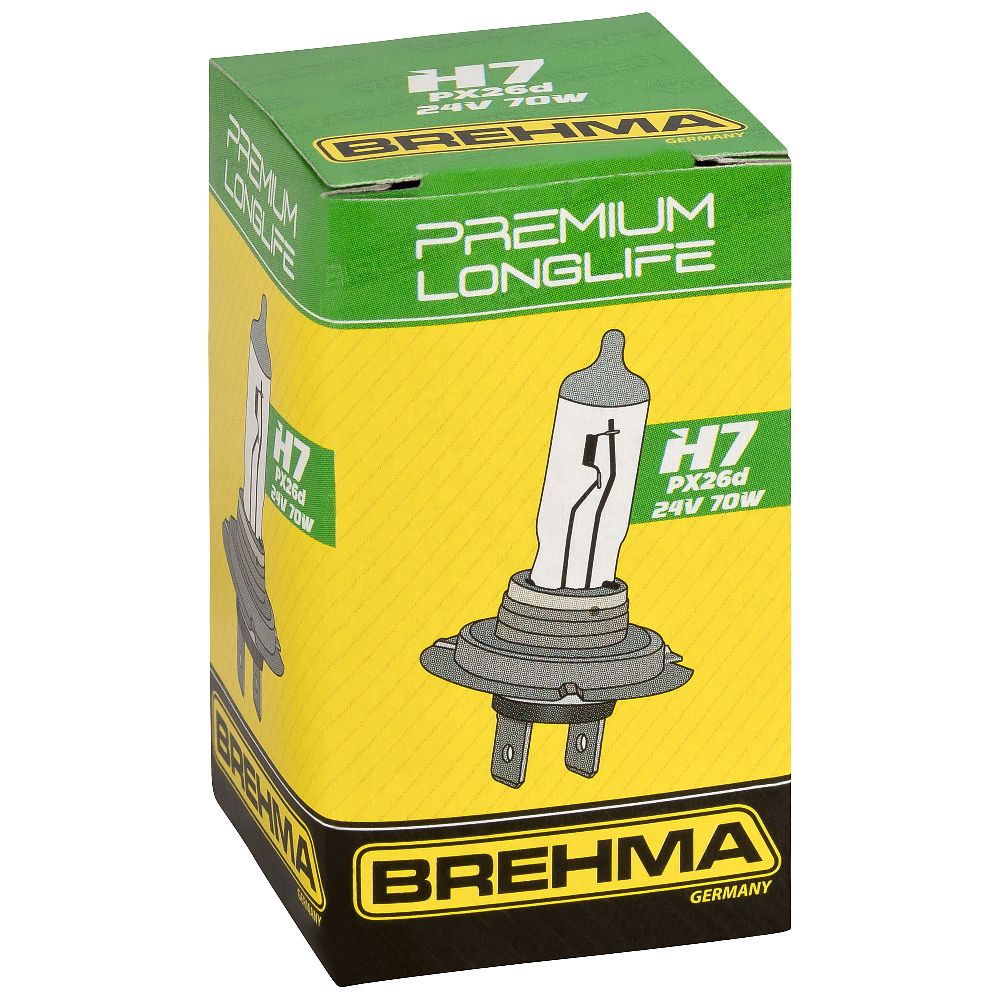 Auto-Lampen-Discount - H7 Lampen und mehr günstig kaufen - BREHMA Premium  Longlife H7 24V 70W KFZ Lampe