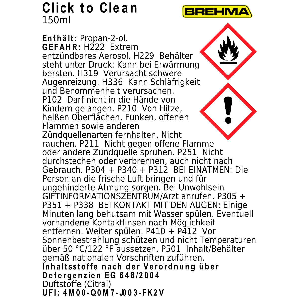 Auto-Lampen-Discount - H7 Lampen und mehr günstig kaufen - BREHMA Schaum  Klimaanlagenreiniger Klimareiniger 400ml inkl. Sonde