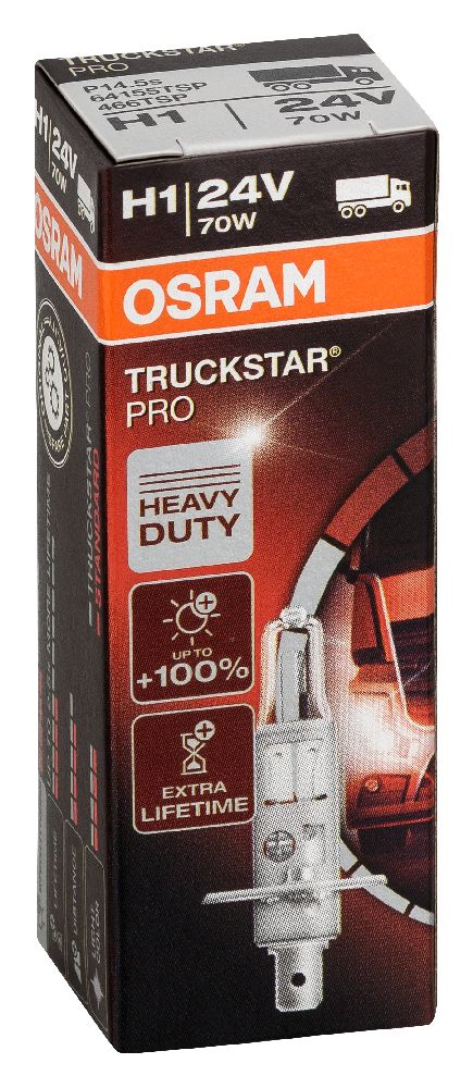 Auto-Lampen-Discount - H7 Lampen und mehr günstig kaufen - 10x OSRAM  Glühlampe H1 Truckstar Pro 24V 70W Heavy Duty LKW 64155TSP