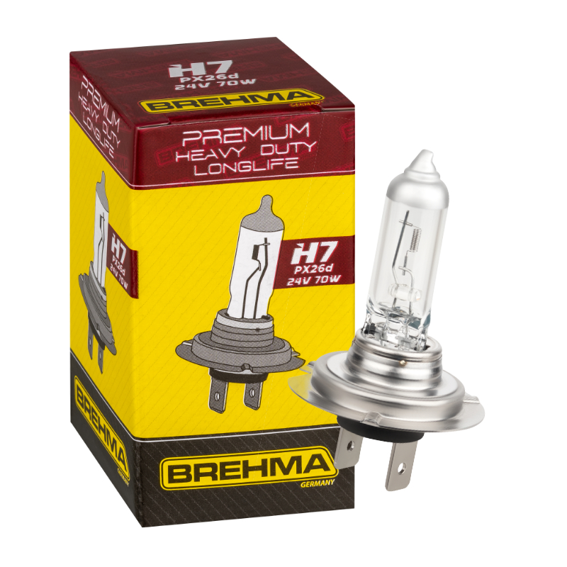 Auto-Lampen-Discount - H7 Lampen und mehr günstig kaufen - BREHMA Premium  Heavy Duty Longlife H7 24V 70W HD LL LKW Lampe