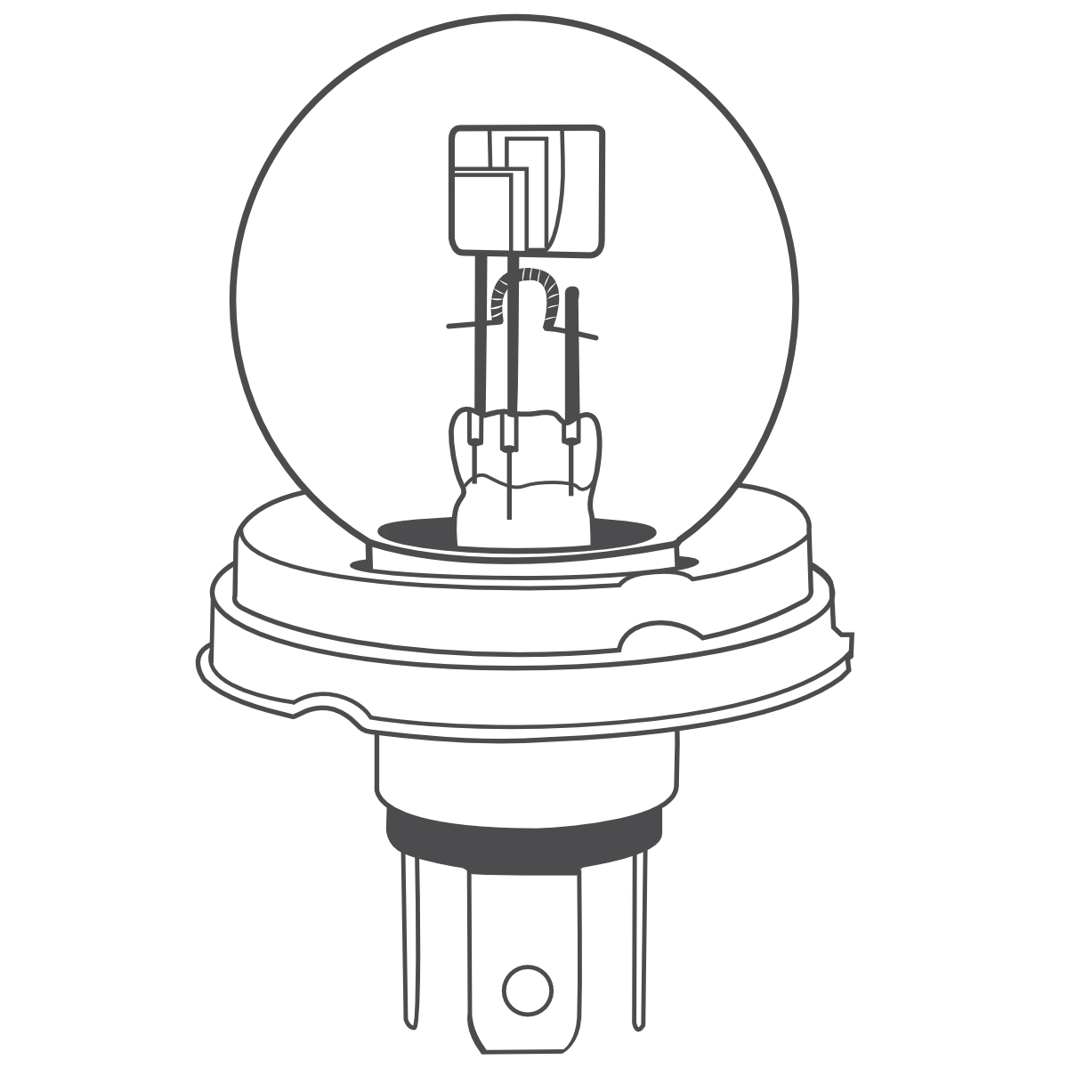 Halogen Birne Halogen Glühlampe mit Biluxsockel P45t 24V 55/50W NARVA, 8,50  €