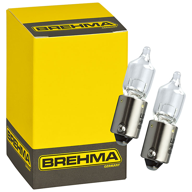 Auto-Lampen-Discount - H7 Lampen und mehr günstig kaufen - 10x BREHMA  Classic H6W Standlicht BAX9s 12V 6W