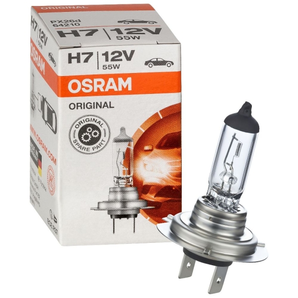 2x Osram H7 64210CLC Classic Lampe 12V 55W Glühlampen Birnen Autolampe –  Kummert Business eCommerce