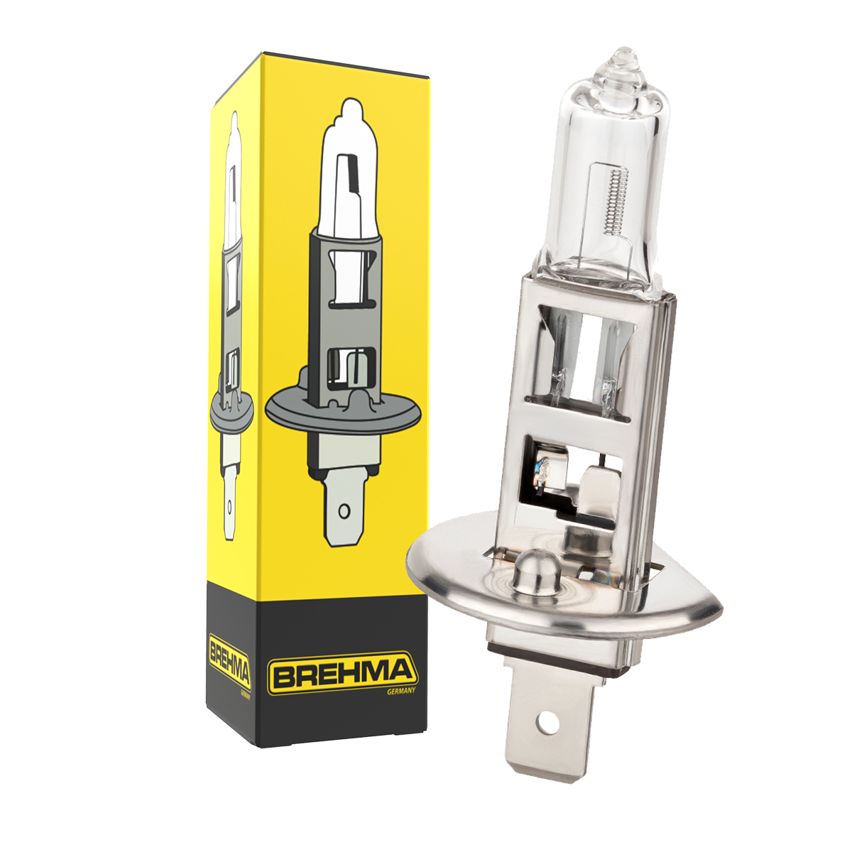 Auto-Lampen-Discount - H7 Lampen und mehr günstig kaufen - BREHMA Classic H1  12V 55W Halogen Auto Lampe