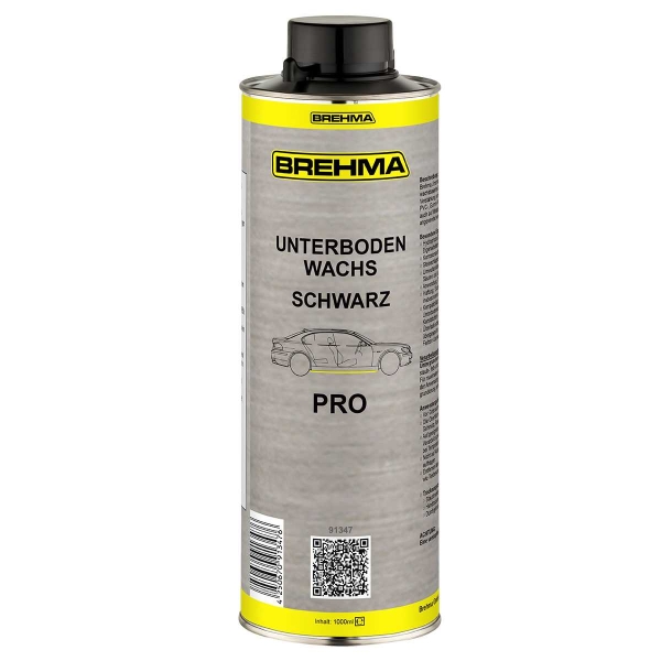 BREHMA Unterbodenwachs PRO schwarz 1L Unterbodenschutz Wachs Wax UBS