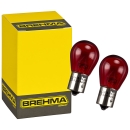 2er Set Rote Bremslicht Lampe PR21W BAW15s 12V 21W