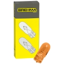 10x BREHMA WY5W 12V 5W Seitenblinker orange