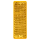 1x oranger Reflektor orange für Anhänger 85x31mm mit E-Prüfzeichen selbstklebend
